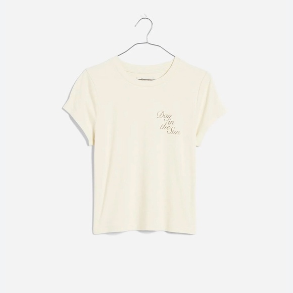 Madewell Tops - Madewell Yellow “Day in the Sun” Graphic Tee
